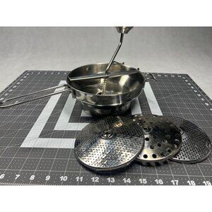 Granite Ware Stainless Steel Food Mill With 3 Discs